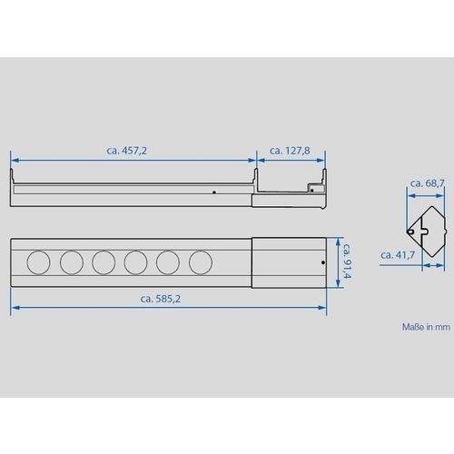 Bachmann CASIA univerzalna utičnica ALU 4xutičnica 1xprekidač 2 USB (923.008) slika 7