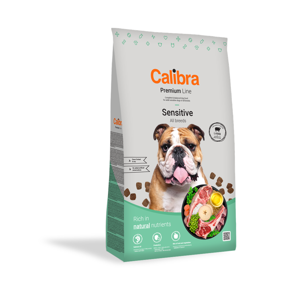 Calibra Dog Premium Line Sensitive, potpuna suha hrana za odrasle pse svih pasmina; prikladna za osjetljive pse, 3 kg slika 1