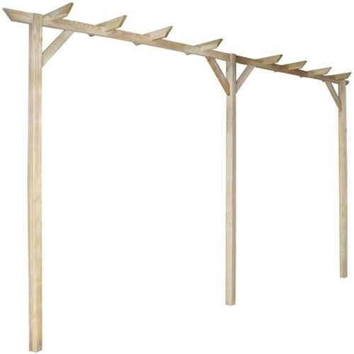 Vrtna pergola 400 x 40 x 205 cm drvena slika 2