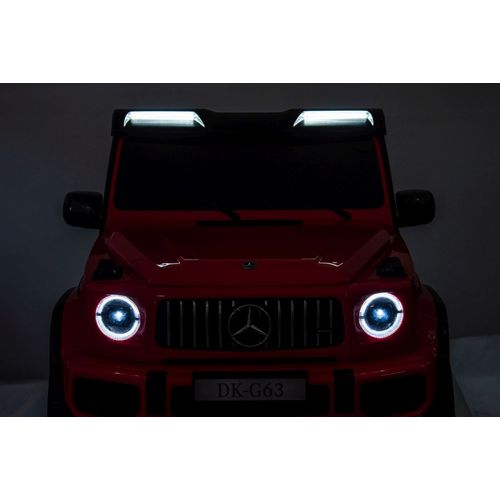 Licencirani auto na akumulator Mercedes G63 XXL 4x4 - dvosjed - crveni slika 11