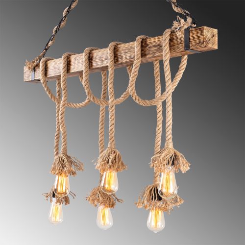 Erebos - 104-AV Wooden Chandelier slika 5