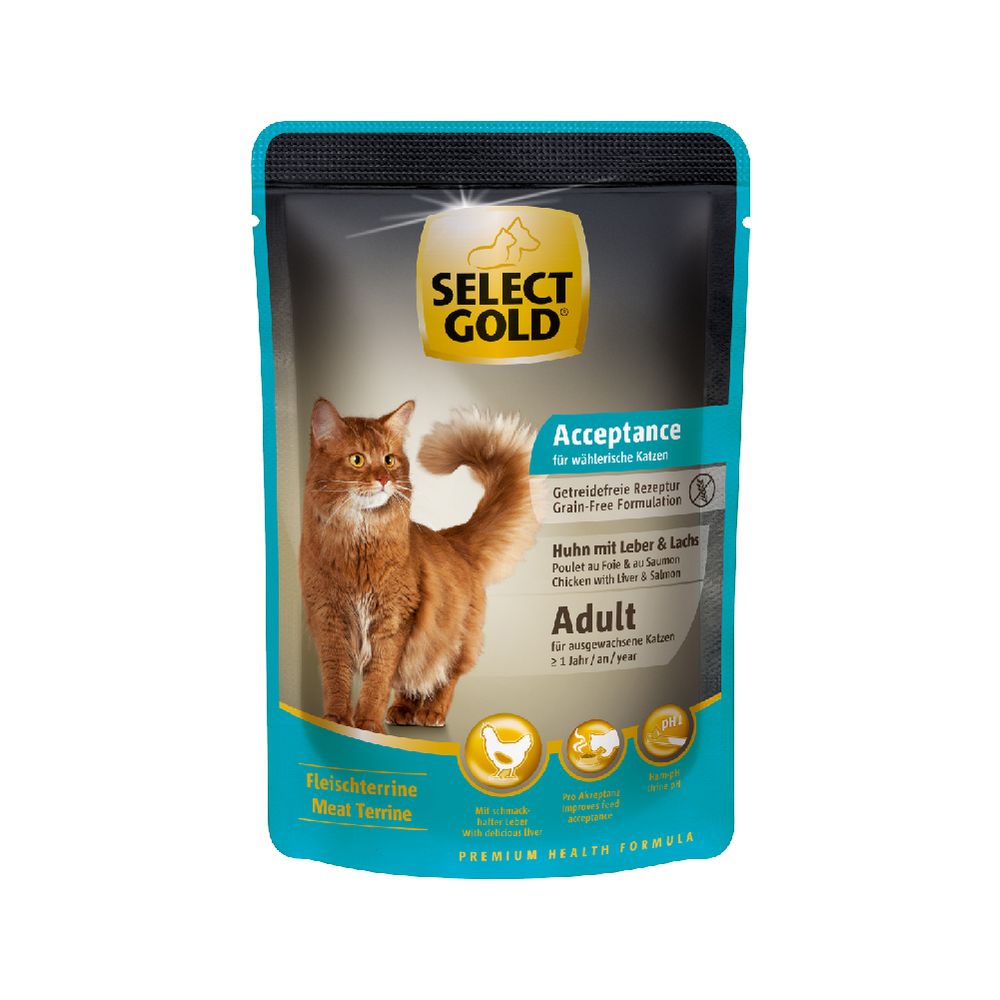 Select Gold Cat Acceptance Adult pašteta piletina 85 g slika 1