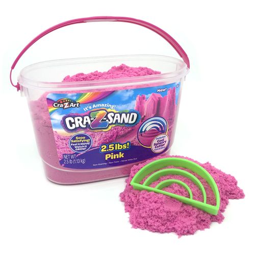 CRAZART kinetički pijesak Cra-Z-Sand Pink 1,13 kg 19663 slika 4