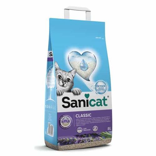 Sanicat Posip Za Mačke Classic Lavender 8 L slika 1