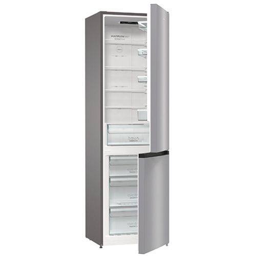 Gorenje NRK6201ES4 Kombinovani frižider, NoFrost, Visina 200 cm, Širina 60 cm, Siva metalik slika 1