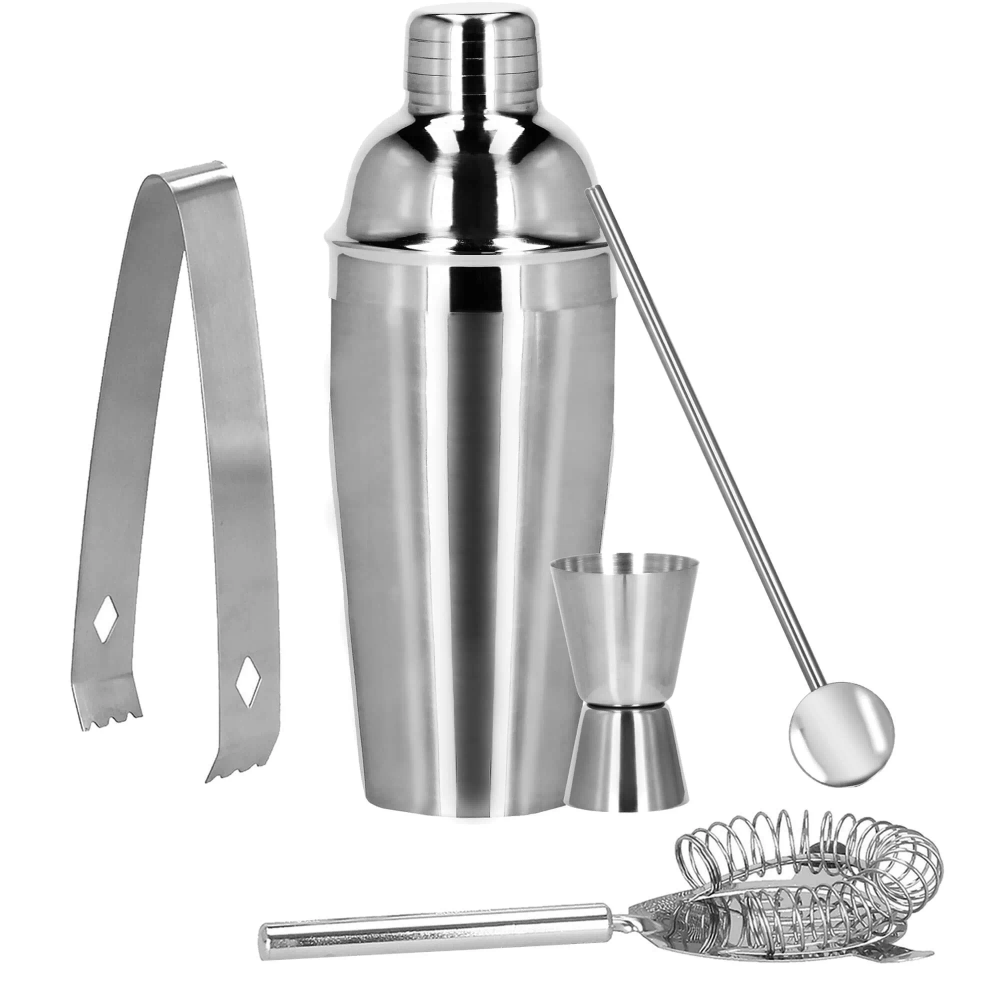 Set za pripremu pića za barmene shaker 750 ml 5 komada slika 1