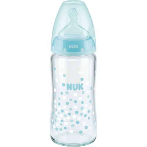 Nuk fc+ staklena bočica 240ml 0-6m slika 3