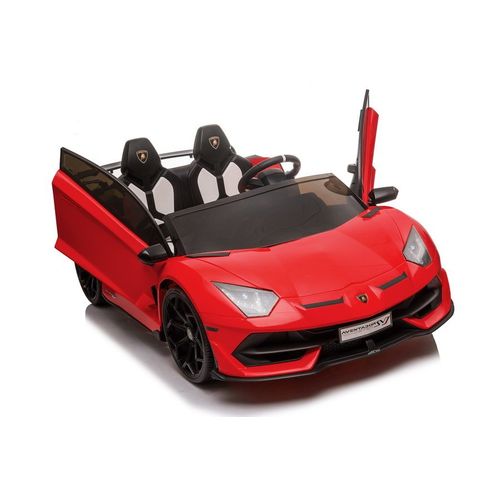 Licencirani auto na akumulator Lamborghini Aventador SX2028 - dvosjed - crveni slika 10