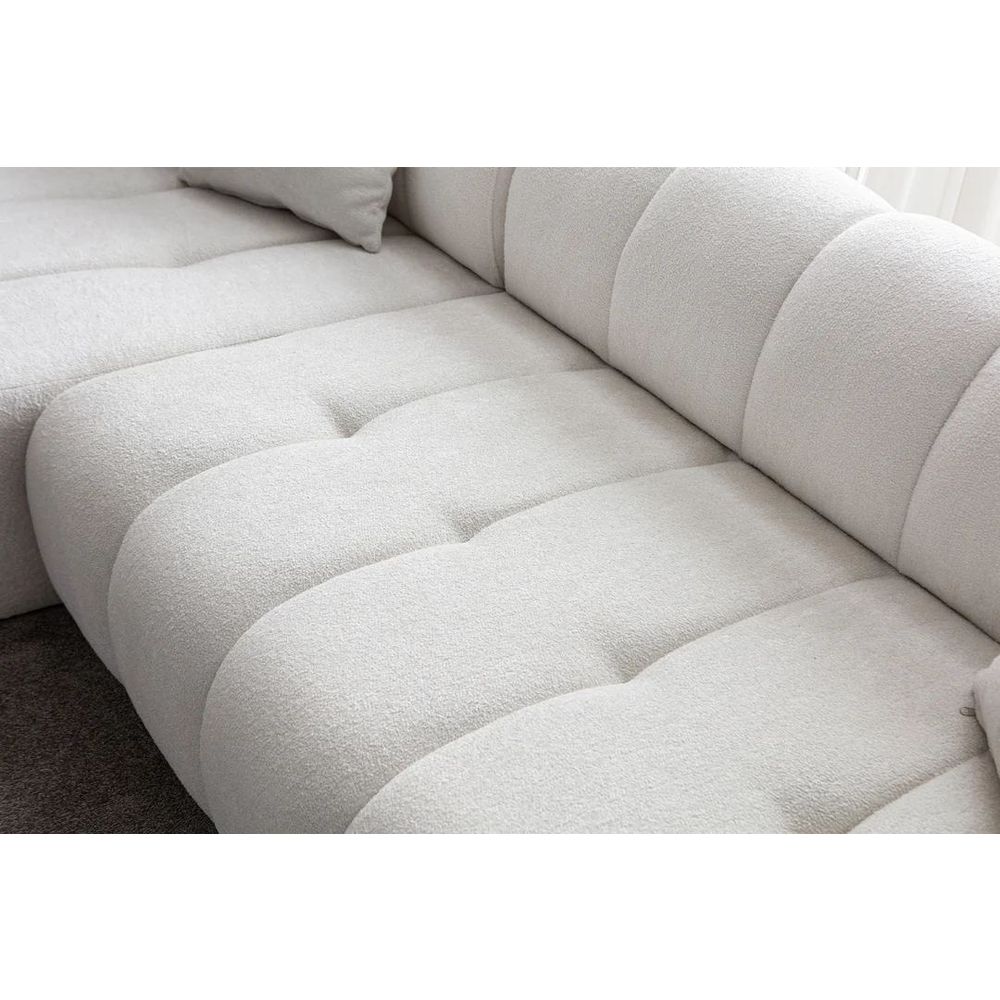 Ugaona Sofa Petra Lijeva - Bijela slika 6