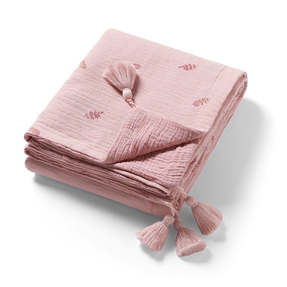 BabyOno Muslin pamučna dekica 75x100 cm, roza slika 2