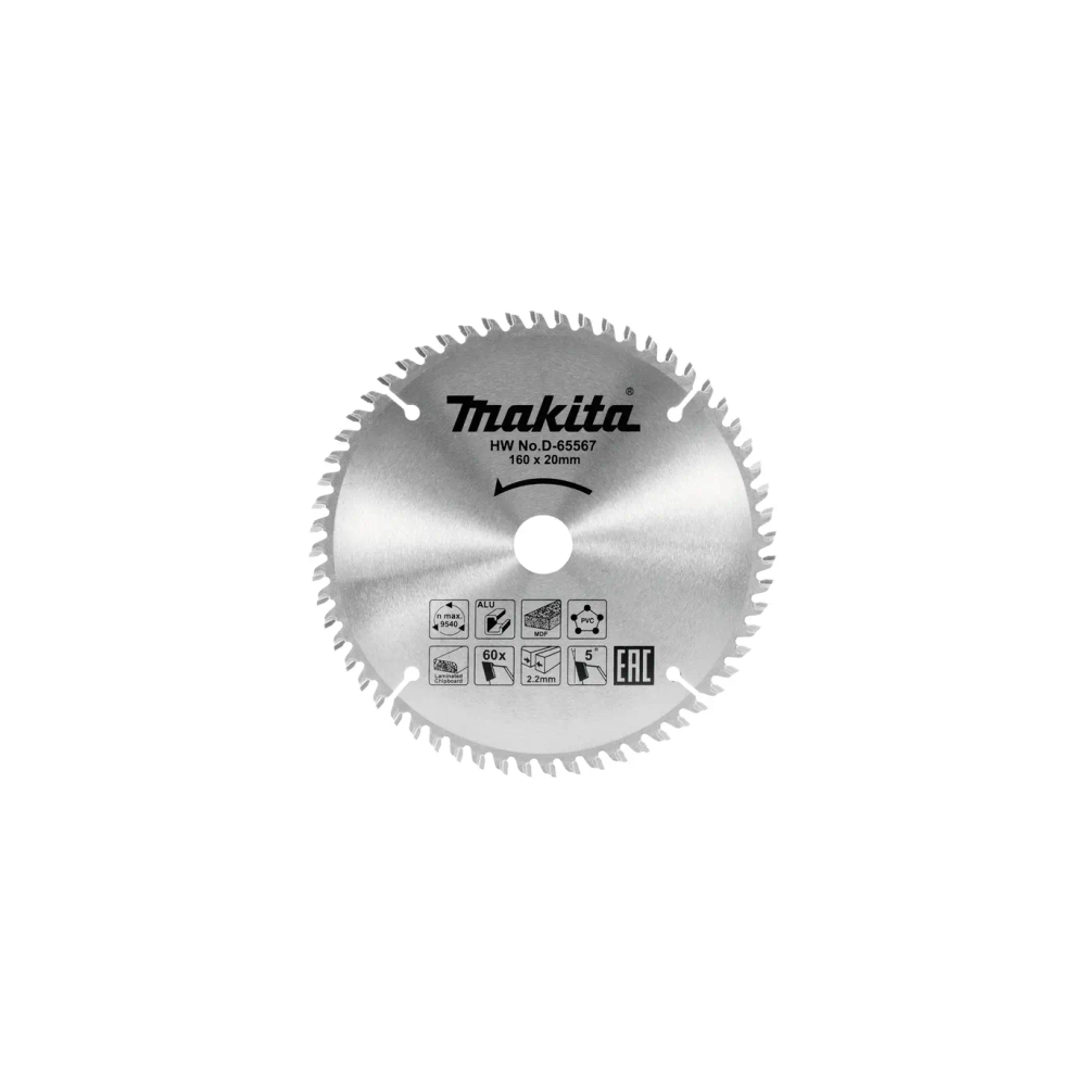 Makita - TCT list pile za kružnu pilu višenamjenski 165x20mm 60Z D-81206 slika 1