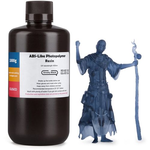 ABS-like Resin 1kg Smoky Black slika 1