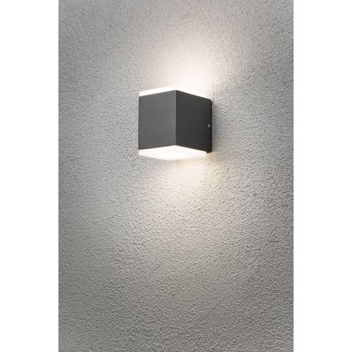 Konstsmide Monza 7991-370 LED vanjsko zidno svjetlo Energetska učinkovitost 2021: F (A - G) LED LED fiksno ugrađena 12 W antracitna boja slika 4