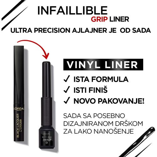 L’Oreal Paris Infaillible Grip 24H Matte Liquid ajlajner Marron slika 2