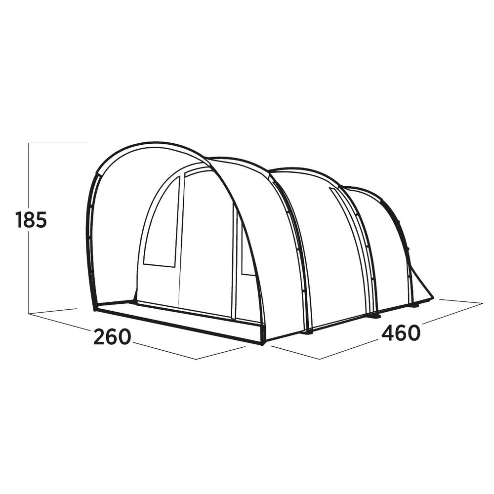 Easy Camp Šator za četiri osobe Skarvan 4 slika 5