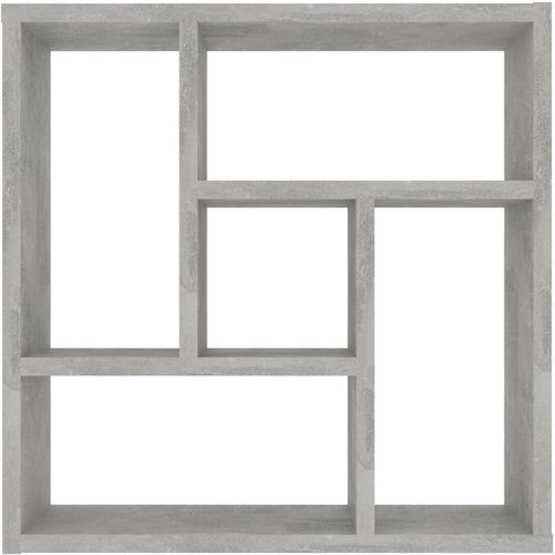 Zidna polica siva boja betona 45,1 x 16 x 45,1 cm od iverice slika 15