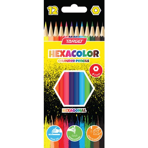 Šesterokutne bojice Target hexacolor 12/1 27416 slika 1