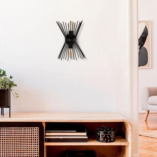 Kirpi - 3091 Black Wall Lamp slika 1