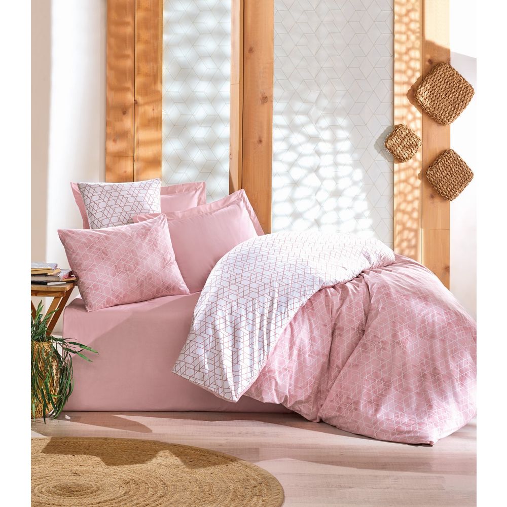 Ranforce King Posteljina Set (FR) - Roza slika 1