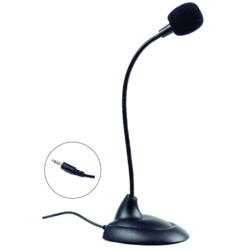 MIC-205 * Gembird Desktop mikrofon, savitljivo telo, black, 3.5mm sa prekidacem (249) slika 7