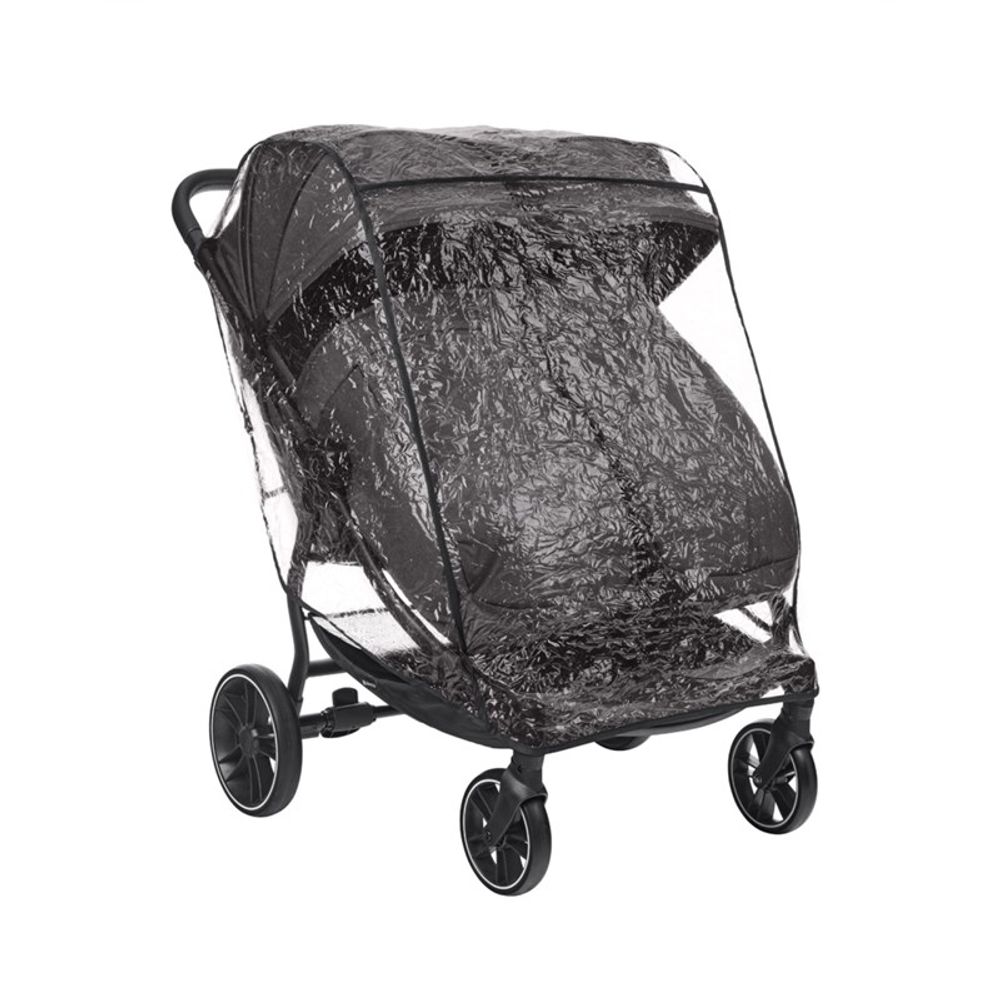 Kikka Boo Kolica za blizance Happy 2, Dark Grey slika 3