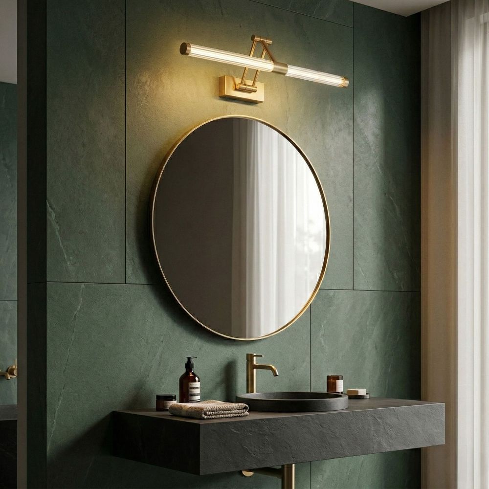Kupaonska zidna LED lampa APP1900-1W 60cm BRUSH GOLD slika 3