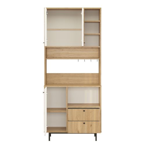 RE6-SW OakWhite Multi Purpose Cabinet slika 5