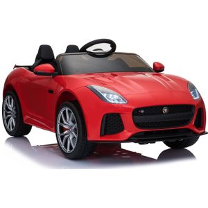 Licencirani auto na akumulator Jaguar F-Type - crveni/lakirani