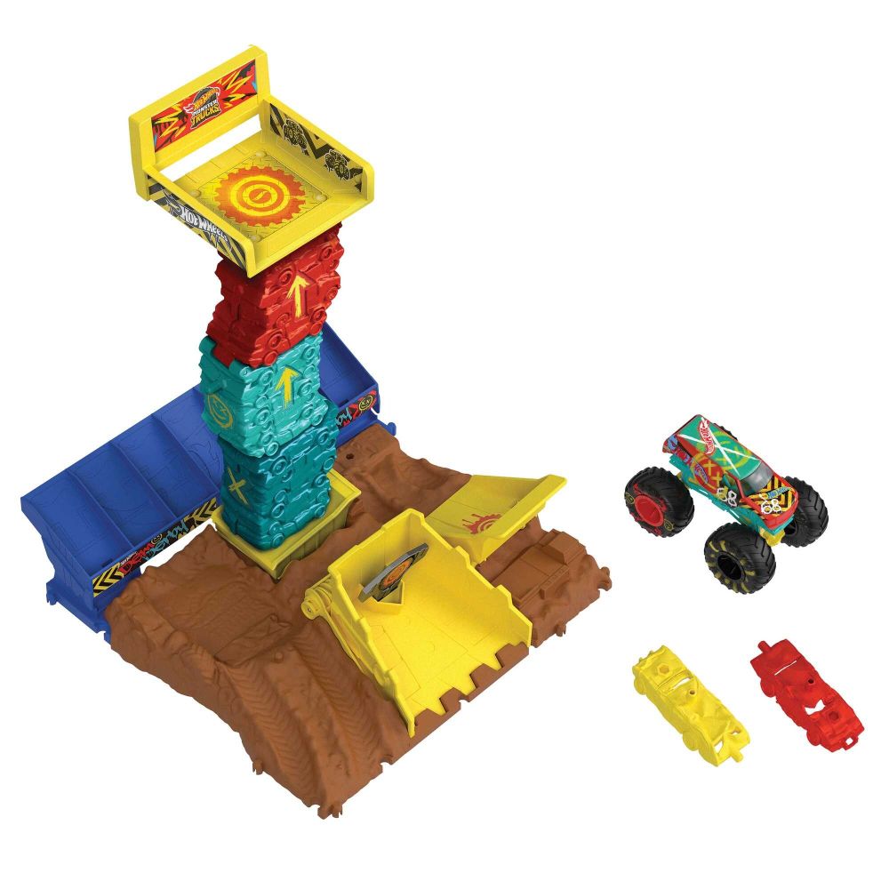 Hot Wheels Monster Truck Arena Smashers - Set za igru sa autićima, 1kom slika 8