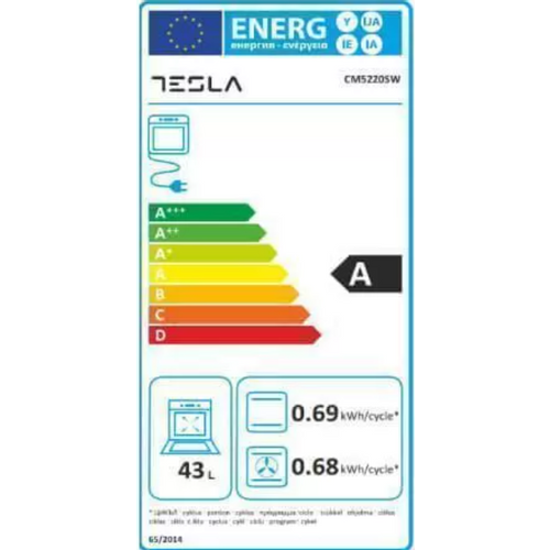 Tesla CM5220SW štednjak slika 2