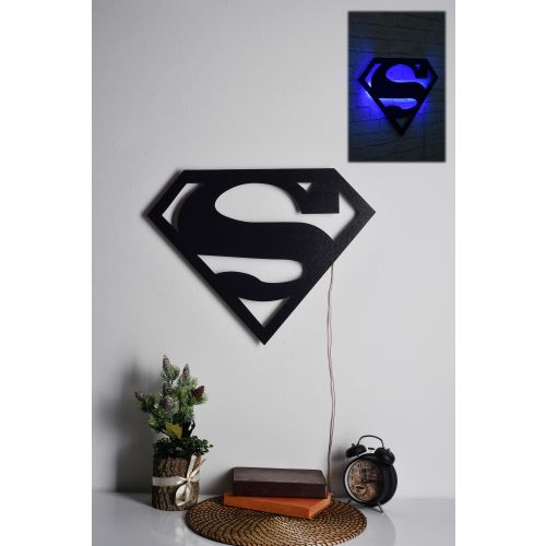 Wallity Dekorativna led rasvjeta Superman - plavo slika 1