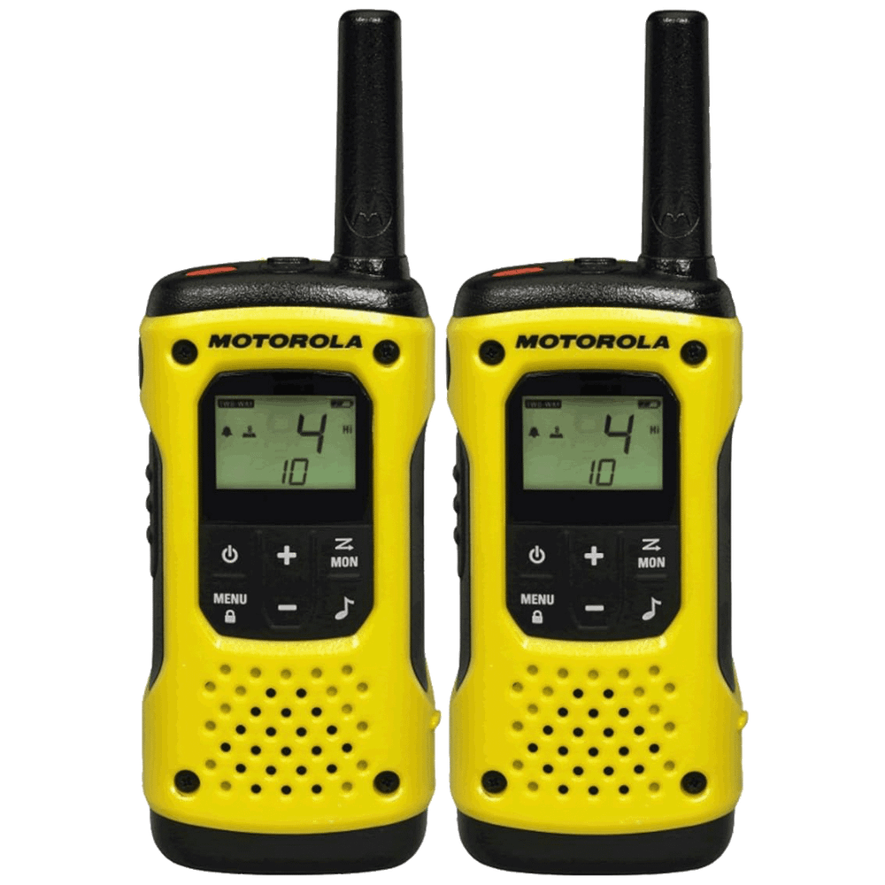 Motorola Walkie Talkie, domet 10 km, 16 kanala, žuto/crna - TLKR T92 slika 1