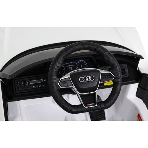 Licencirani auto na akumulator  Audi RS E-Tron GT - bijeli slika 10