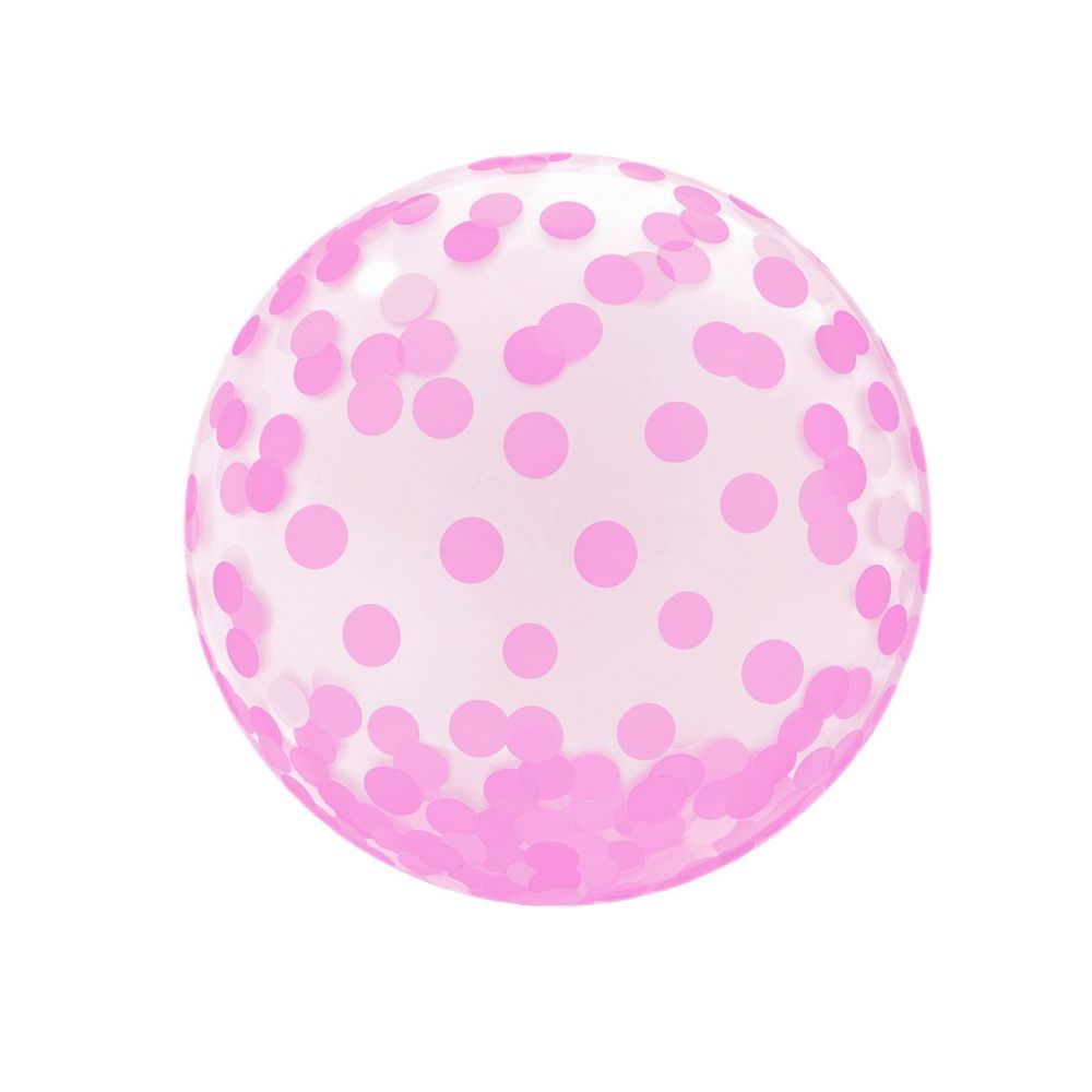KR-18RG Balon sa Pink konfetama 45cm slika 1