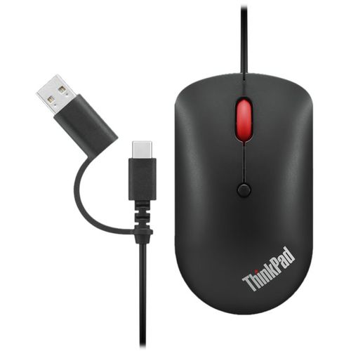 Lenovo ThinkPad USB-C Wired Compact Mouse 4Y51D20850 slika 1