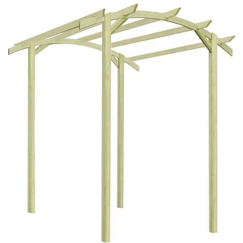 Vrtna pergola od impregnirane borovine 180 x 197 x 210 cm slika 9