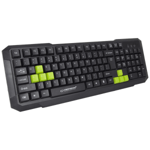 Esperanza Tipkovnica, gaming, USB, Aspis Green - EGK102G 