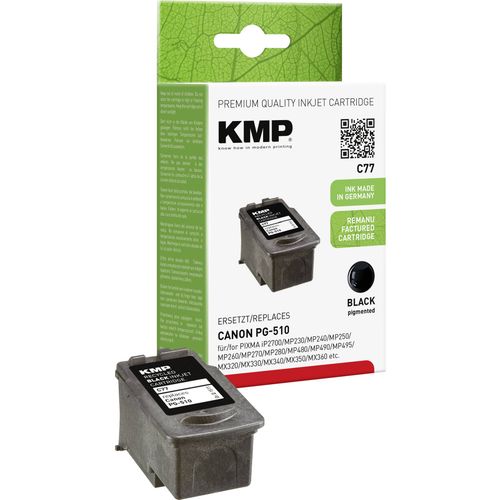 KMP tinta zamijenjen Canon PG-510 kompatibilan  crn C77 1511,4001 slika 3