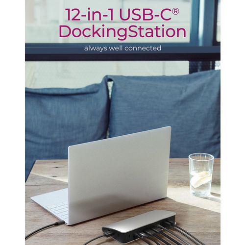 Icybox IB-DK2408-C 11-u-1 USB Type-C DockingStation s Power Delivery 60W slika 14