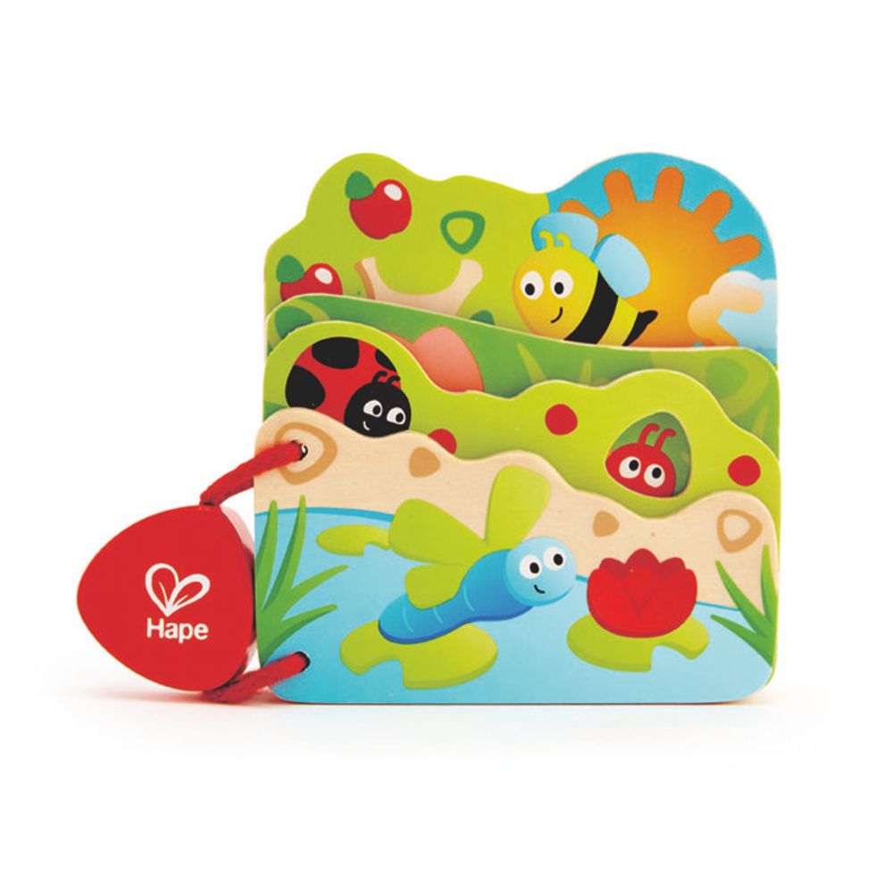 Hape Drvena edukativna knjiga Baby's Bug Book E0043A  slika 1