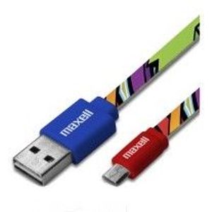 MAXELL Duo kabl CB-MUSB-FLAT USB-MICRO 1.2m