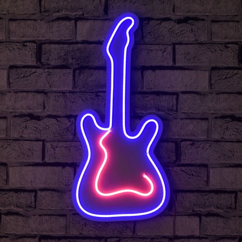 Wallity Ukrasna plastična LED rasvjeta, Guitar slika 9