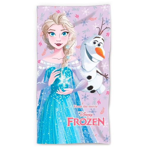 Disney Frozen Elsa i Olaf Pamučni Ručnik za Plažu slika 1