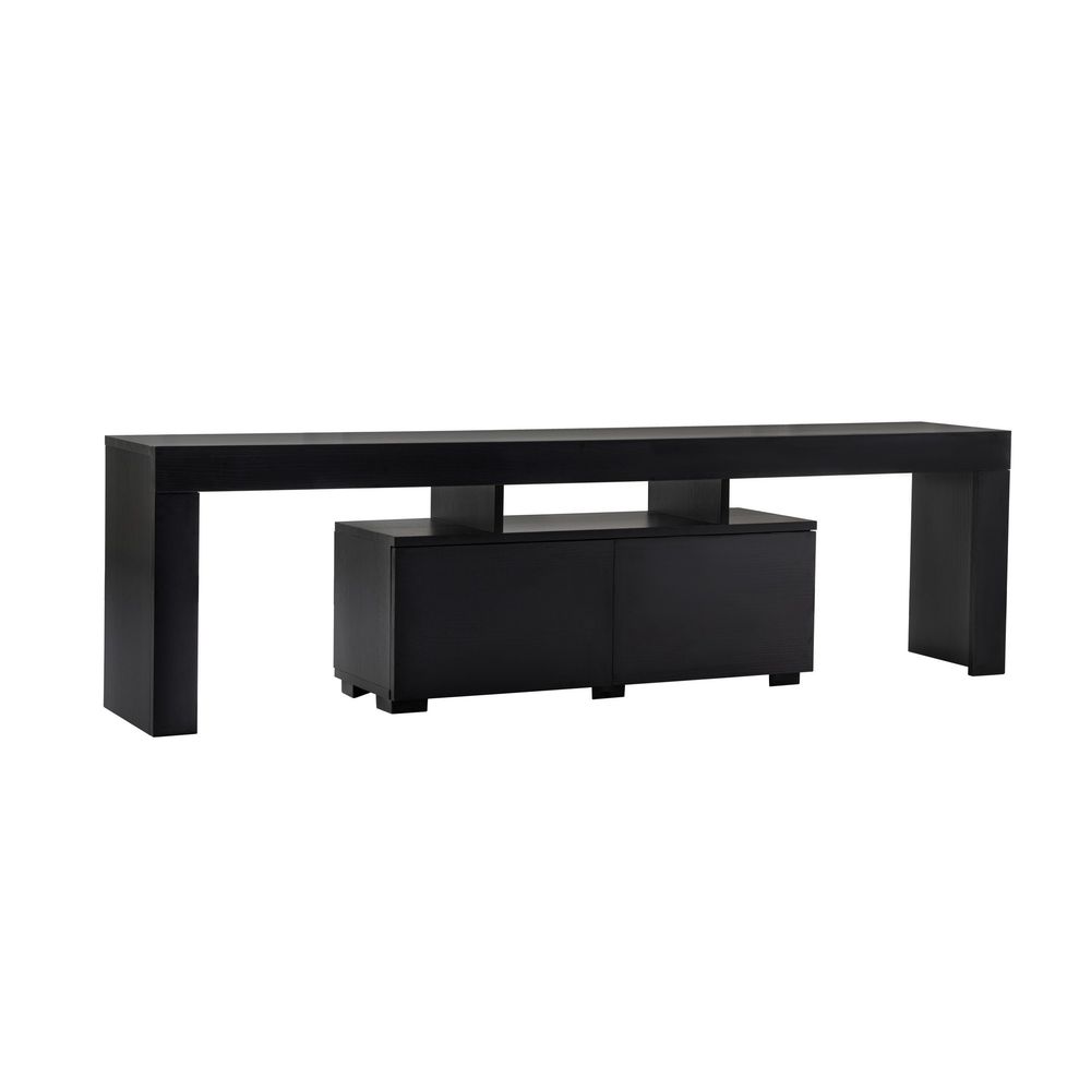 Enclave - Crni TV Stalak od Drva slika 4