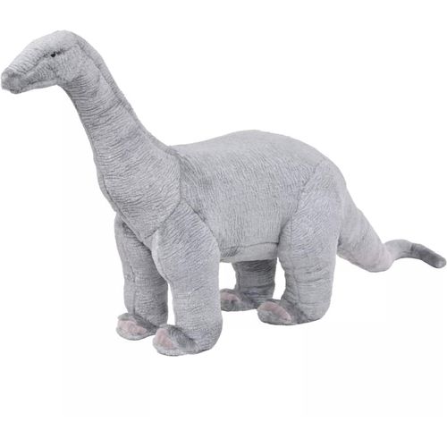 Stojeća plišana igračka dinosaur brachiosaur sivi XXL slika 1