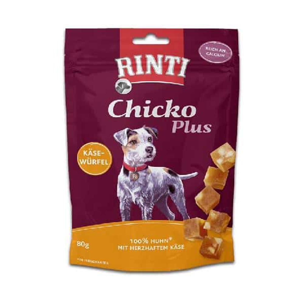 Rinti poslastica za pse Extra Chicko plus pileće kockice sa sirom slika 1
