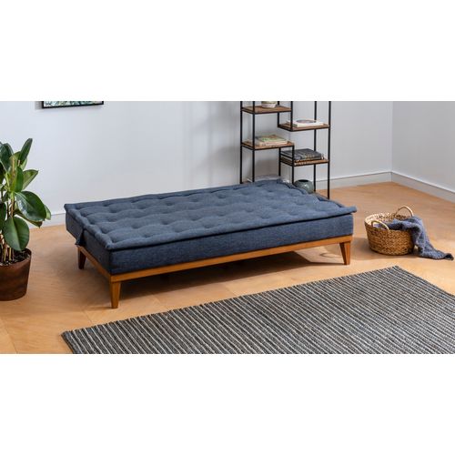 Fuoco-TKM06-1048 Dark Blue Sofa-Bed Set slika 6