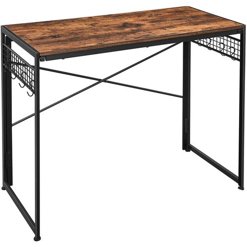 Moderan metalni radni stol crni slika 1