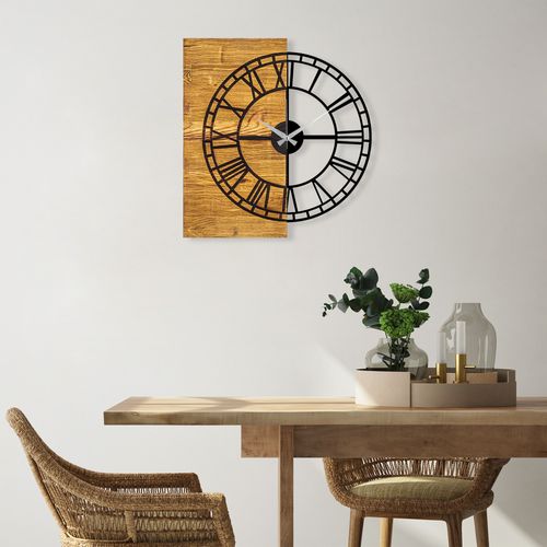 Wallity Ukrasni drveni zidni sat, Wooden Clock 10 slika 3
