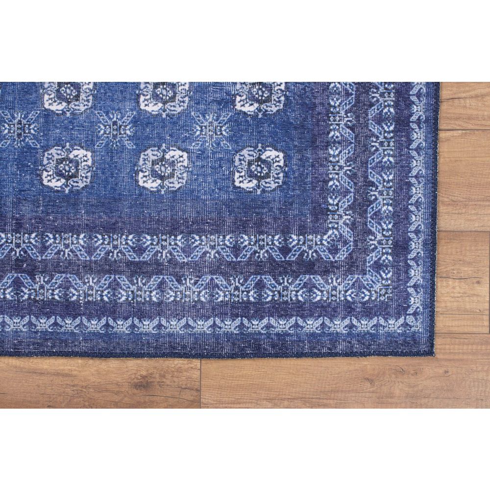 Tamnoplavi Višebojni Tepih Blues Chenille - AL 277 (140 x 190 cm) slika 3